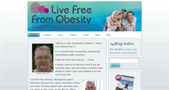Desktop Screenshot of livefreefromobesity.co.uk